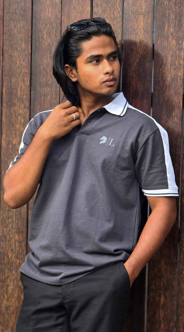 Top Grey & White Men’s T-Shirt