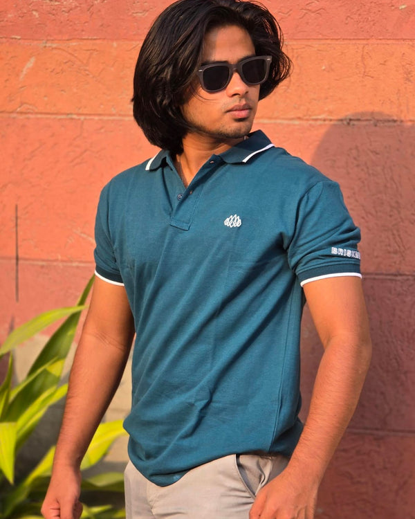 Aqua Green Polo T-Shirt