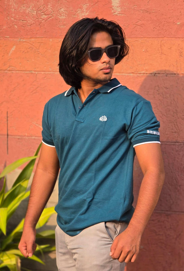 Aqua Green Polo T-Shirt