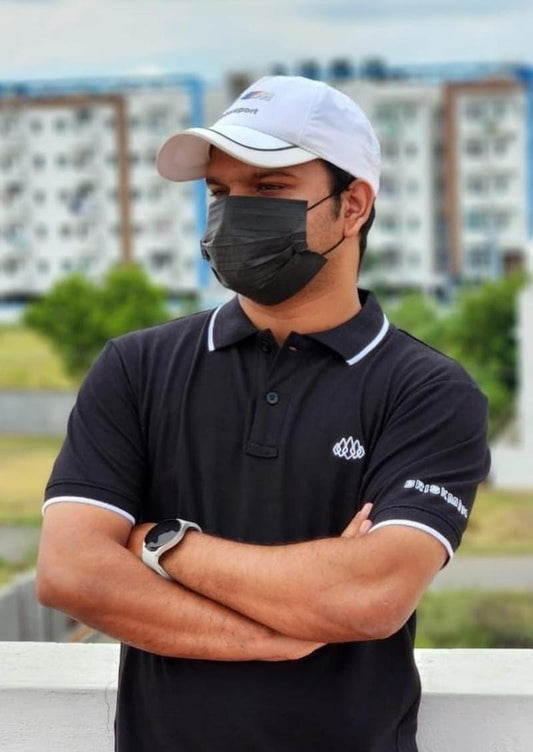 Midnight Black Polo T-Shirt