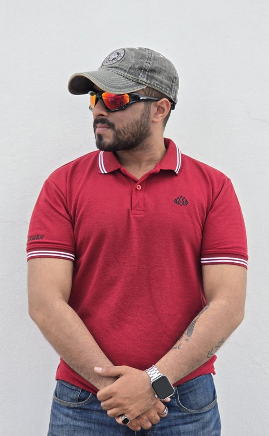 Cherry Red Polo T-Shirt